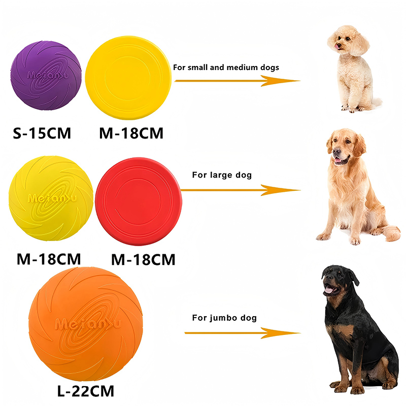 Silicone Flying Disc Toys Mult - Flying Disc Dog Training Toy review and price