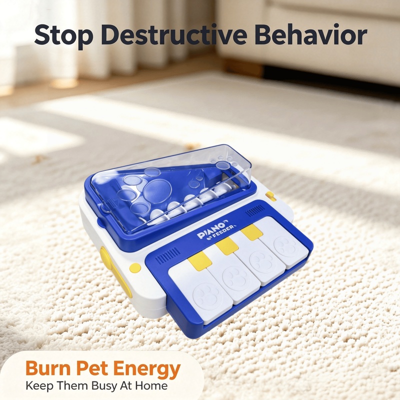 Dog Interactive Piano Treat Di - Dog Puzzle Feeder Toy review and price