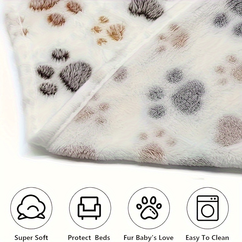 1/3pcs Cute Pet Blankets Paws  - Pet Beds review and price