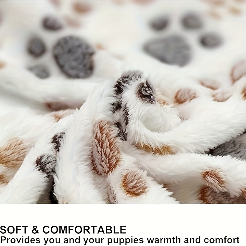 1/3pcs Cute Pet Blankets Paws  - Pet Beds review and price