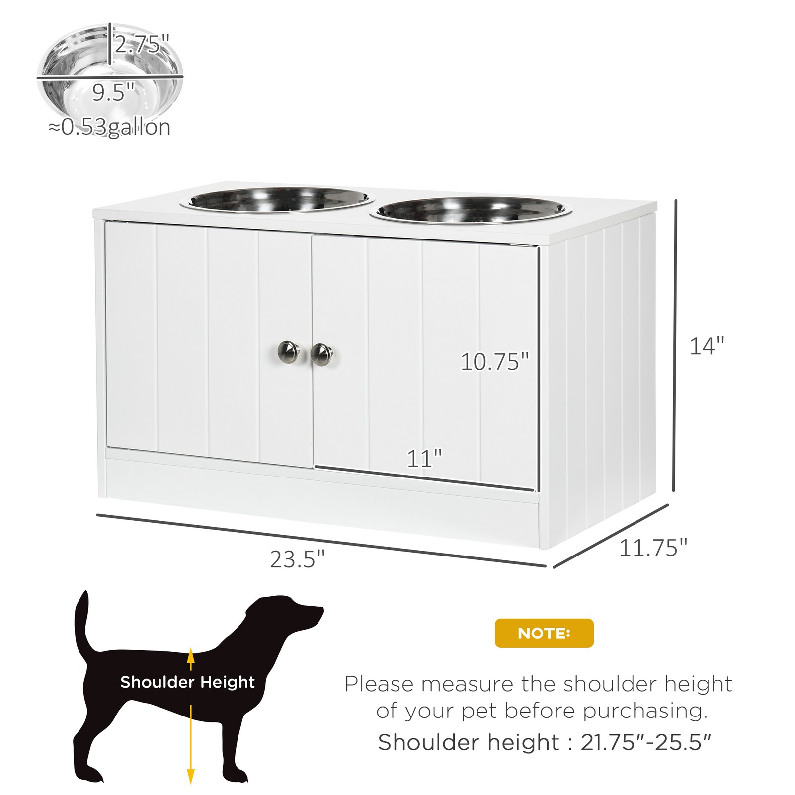 Magnetic-Door Dog Food Storage - Pet Feeders review and price