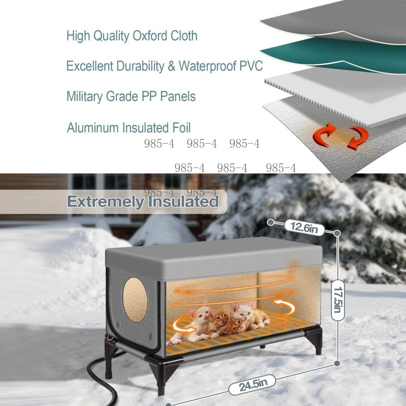 Electric Heating Outdoor Pet H - Pet Beds review and price