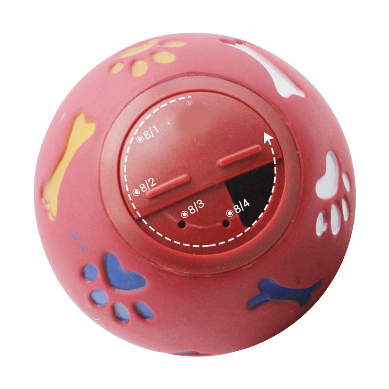 Dog Treat Dispenser Ball Slow  - Rubber Treat Dispensing Dog Toy review and price