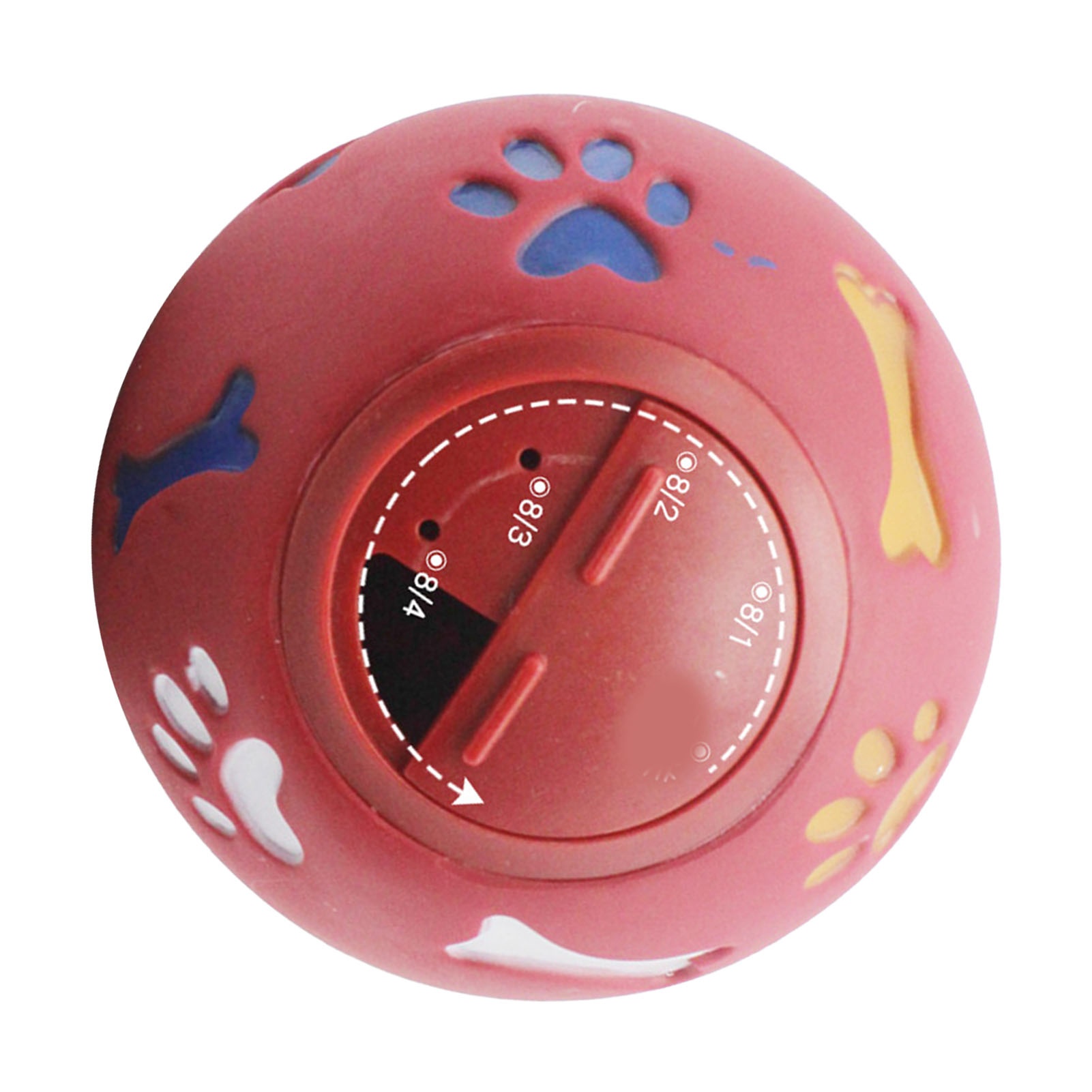 Dog Treat Dispenser Ball Slow  - Rubber Treat Dispensing Dog Toy review and price