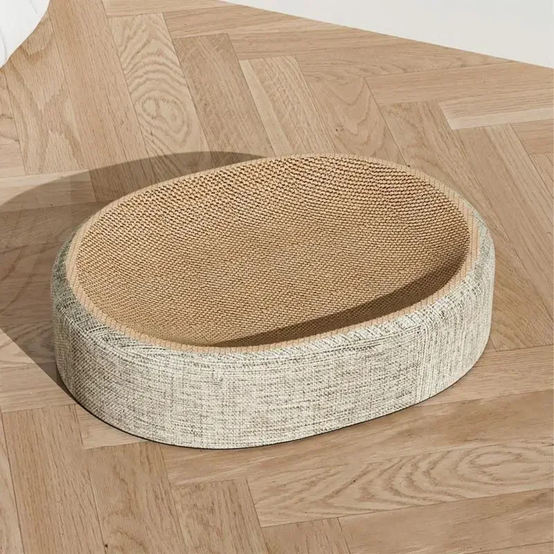 Oval Shape Scratch Pad For Cat - Pet Beds review and price