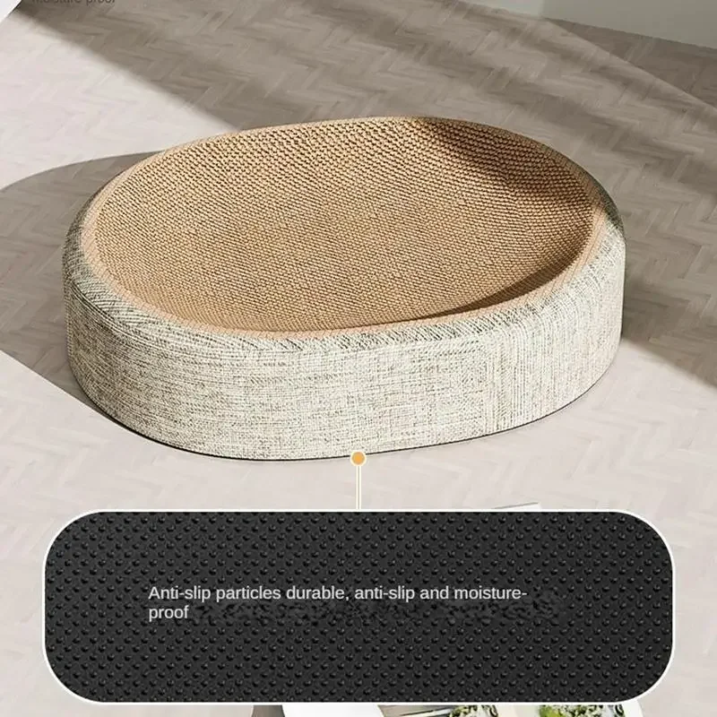 Oval Shape Scratch Pad For Cat - Pet Beds review and price