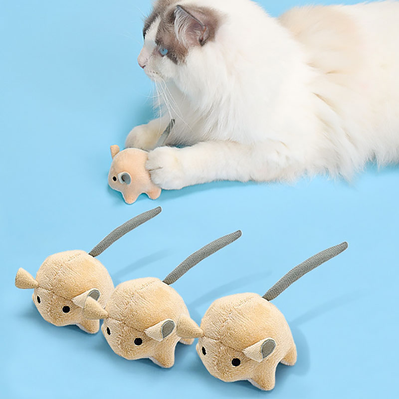 Plush Catnip Mice Toys For Cat - Catnip Interactive Plush Mouse review and price