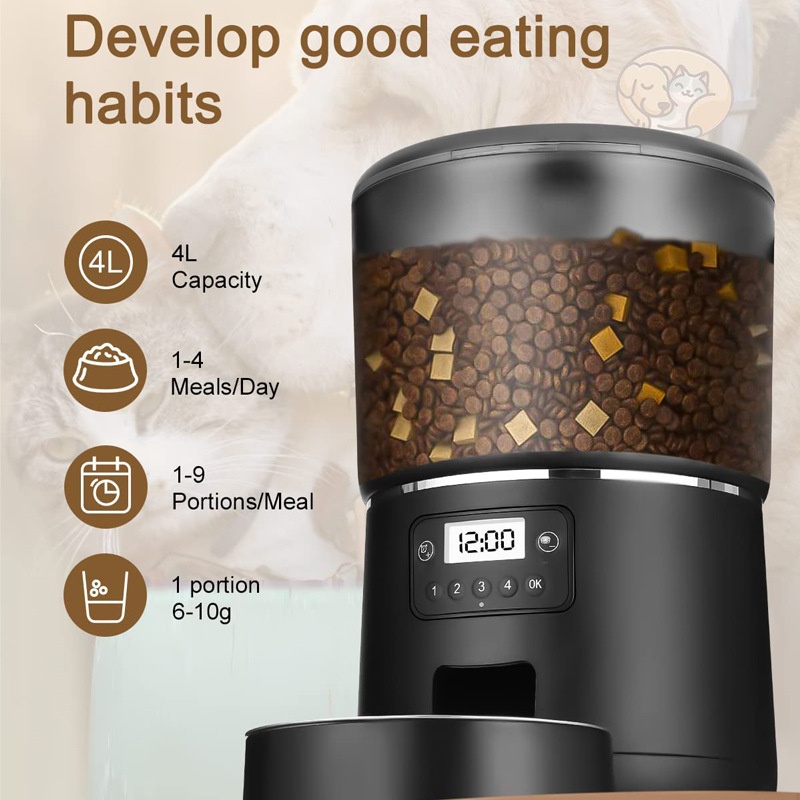 Pet Automatic Feeder 4L Smart  - Pet Feeders review and price