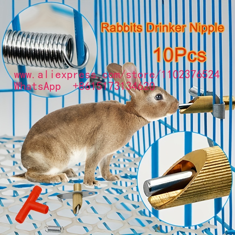 10Pcs Rabbits Drinker Nipple A - Pet Feeders review and price