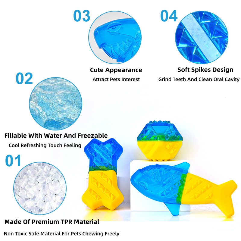 Freezable Summer Dog Cooling T - Teeth Cleaning Dog Chew Bone review and price